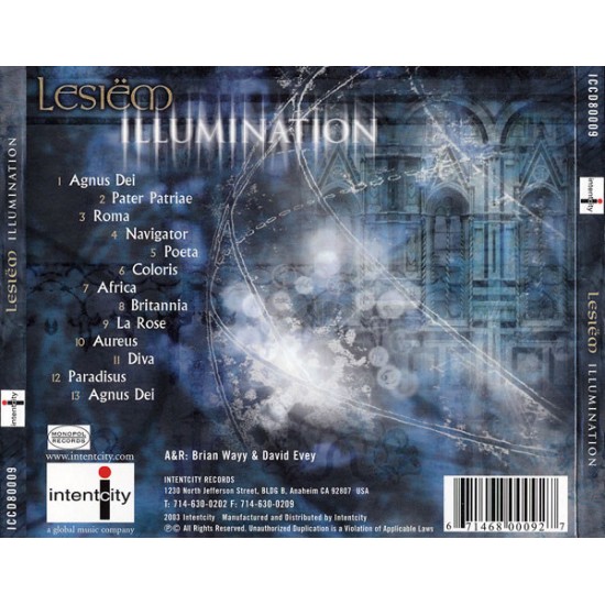 Cd Lesiem, Illumination (Importado USA), 2003 Cd Lesiem, Illumination (Importado USA), 2003
