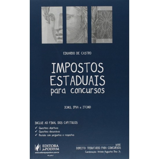Impostos Estaduais para Concursos, Icms, Ipva, Itcmd, Eduardo de Castro Impostos Estaduais para Concursos, Icms, Ipva, Itcmd, Eduardo de Castro
