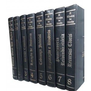 A Técnica do Direito, Gilberto Caldas, 8 Volumes com Capa dura de Luxo