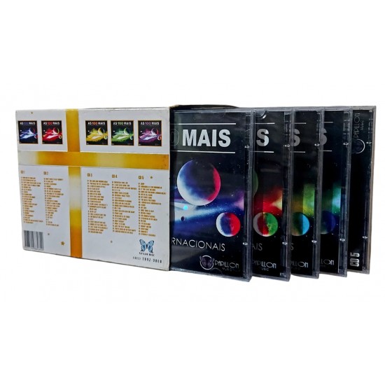 Box 5 CDs, As 100 Mais do Século, Sucessos Internacionais