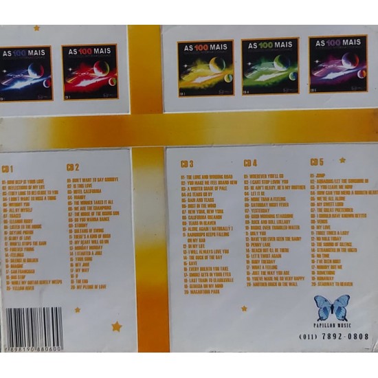 Box 5 CDs, As 100 Mais do Século, Sucessos Internacionais