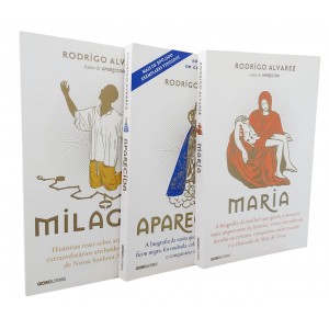 Box Biografia de Maria, Aparecida, Milagres, Rodrigo Alvarez