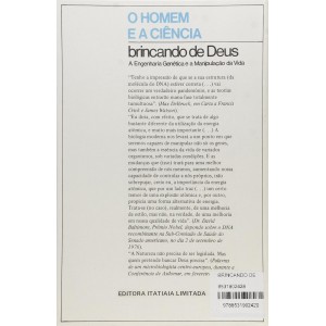 Brincando de Deus, A Engenharia Genética e a Manipulação da Vida, June Goodfield, O Homem e a Ciência