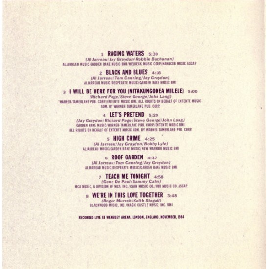 Cd Al Jarreau in London