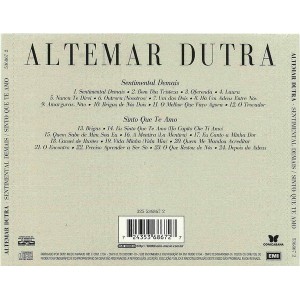 Cd Altemar Dutra, Sentimental Demais, Sinto que Te Amo, Lacrado