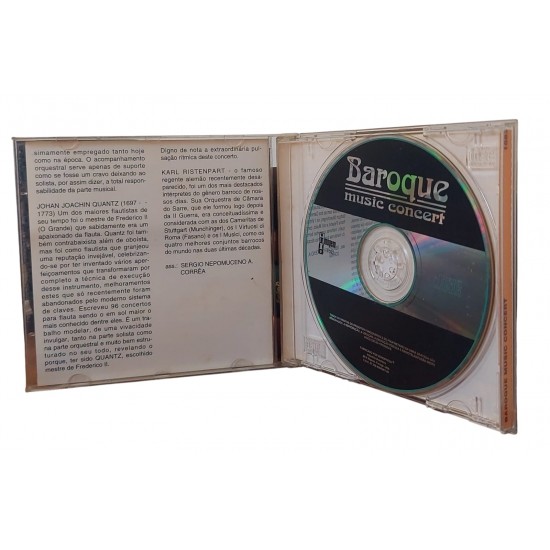 Cd Baroque Music Concert, Vivaldi, Quantz, Marcello