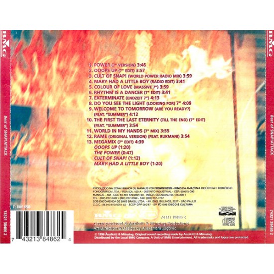 Cd Best Of Snap, Attack