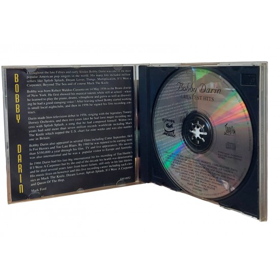 Cd Bobby Darin, Greatests Hits Cd Bobby Darin, Greatests Hits