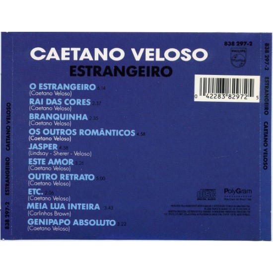 Cd Caetano Veloso, Estrangeiro