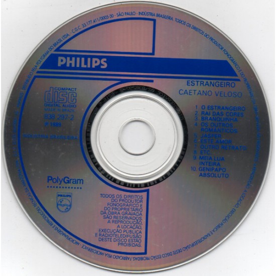 Cd Caetano Veloso, Estrangeiro