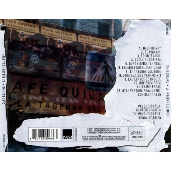 Cd Café Quijano, La Taberna Del Buda Cd Café Quijano, La Taberna Del Buda