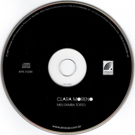 Cd Clara Moreno, Meu Samba Torto, 2007