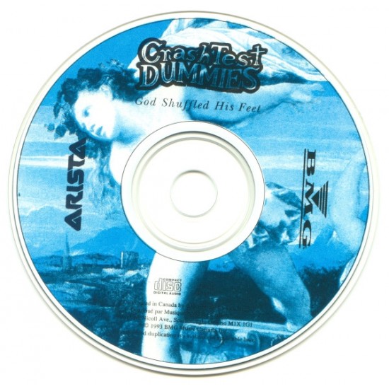 Cd Crash Test Dummies, God Shuffled His Feet, 1993 Cd Crash Test Dummies, God Shuffled His Feet, 1993