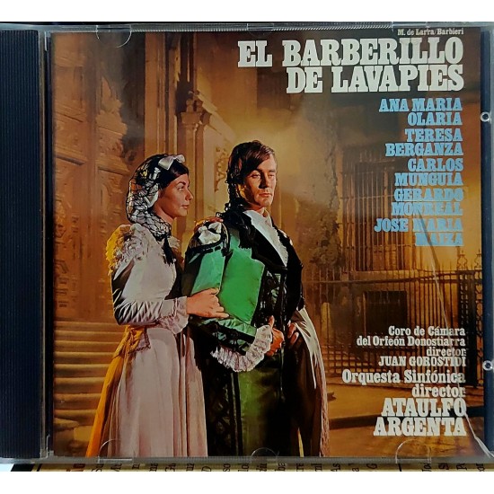 Cd El Barberillo de Lavapies, Ana Maria Olaria. Coro de Camara Del Orfeón Donostiarra, Director Juan Gorostidi