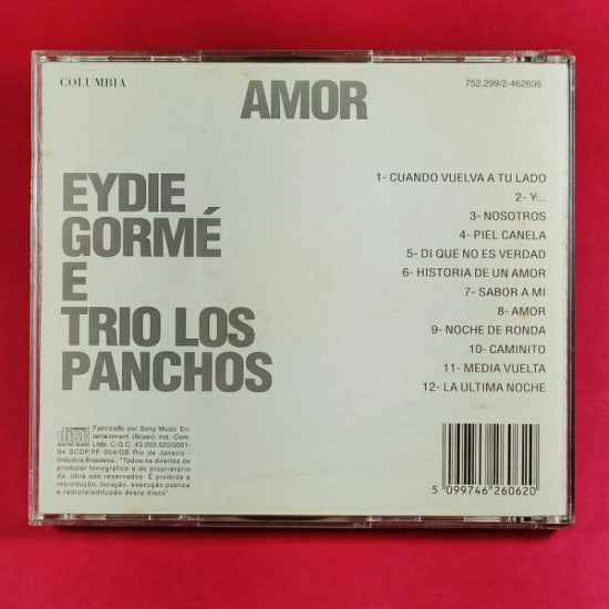 Cd Eydie Gorme e Trio Los Panchos, Amor Cd Eydie Gorme e Trio Los Panchos, Amor