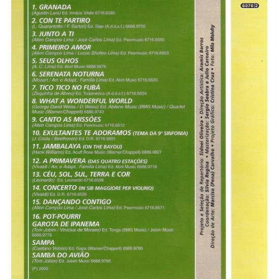 Cd Família Lima, Pérolas