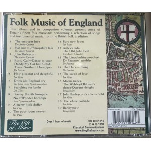 Cd Folk Music Of England, 1999, Importado Inglaterra