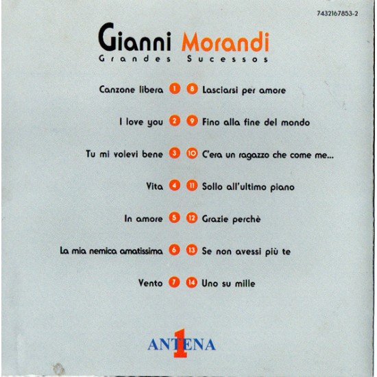 Cd Gianni Morandi, Grandes Sucessos Cd Gianni Morandi, Grandes Sucessos