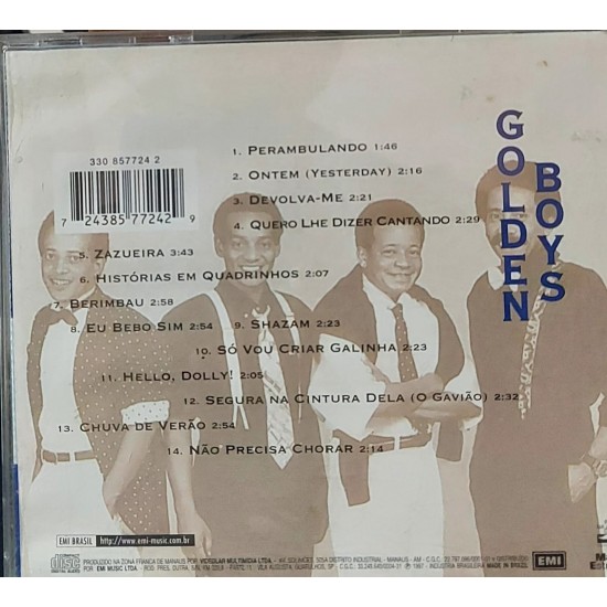 Cd Golden Boys, Volume 2, Meus Momentos