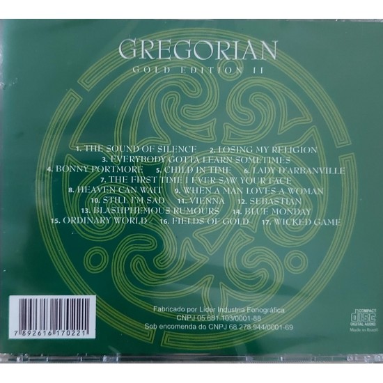 Cd Gregorian, Gold Edition 2, The Original