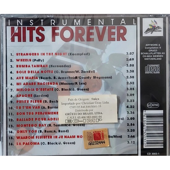 Cd Hits Forever 1, Instrumental, Importado Suiça