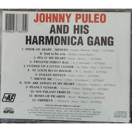 Cd Johnny Puleo And His Harmonica Gang