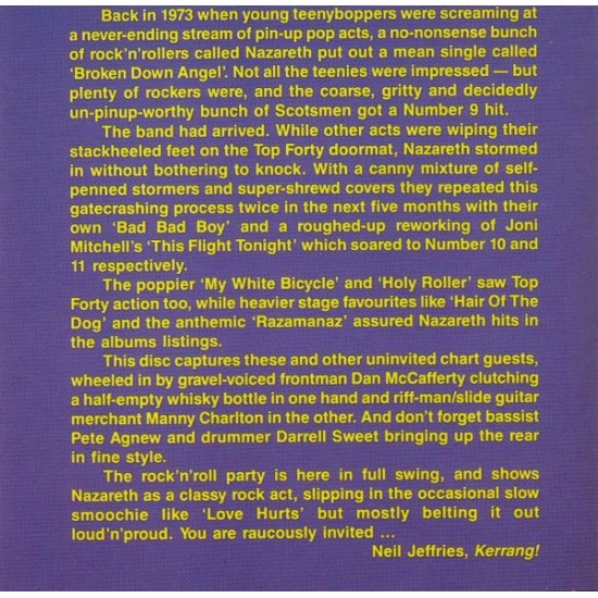Cd Nazareth, Greatest Hits, Made In England Cd Nazareth, Greatest Hits, Made In England