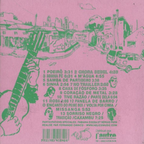 Cd Roda do Cavaco, Cd + Folheto