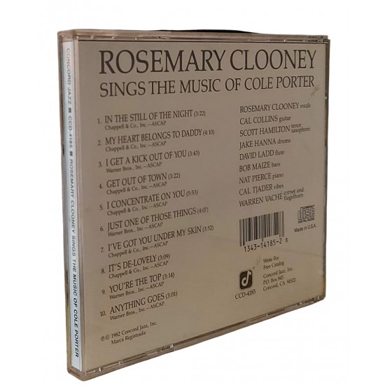 Cd Rosemary Clooney, Sings The Music Of Cole Porter, Importado USA