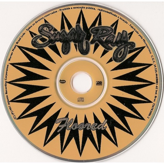 Cd Sugar Ray, Floored, Atlantic, 1997 Cd Sugar Ray, Floored, Atlantic, 1997