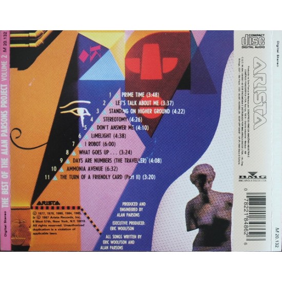 Cd The Best Of The Alan Parsons Project, Volume 2, Arista, 1991