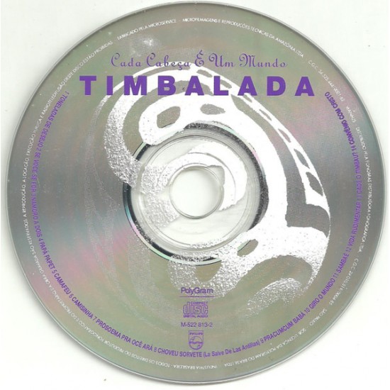 Cd Timbalada, Cada Cabeça é Um Mundo, 1994 Cd Timbalada, Cada Cabeça é Um Mundo, 1994