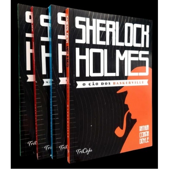 Coleção Sherlock Holmes 4 Livros, Arthur Conan Doyle Coleção Sherlock Holmes 4 Livros, Arthur Conan Doyle
