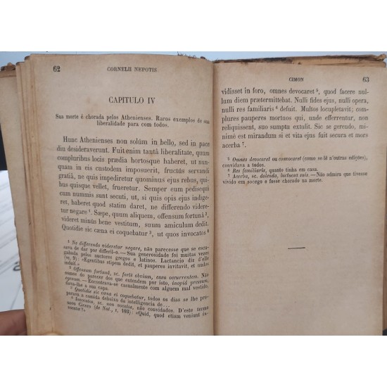 Cornelii Nepotis Opera Quae Supersunt, Ad Optimarum Editionum Fidem Recensuit,J, I, Roquete, Edição 1895, em Latim