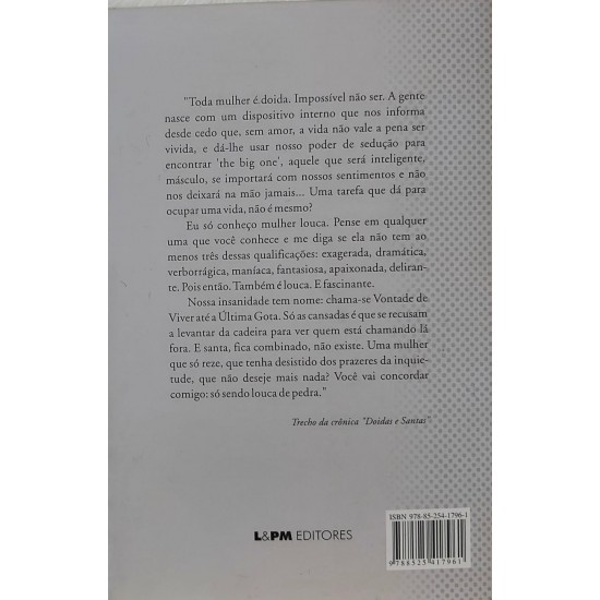 Doidas e Santas, Martha Medeiros, Editora LPM Doidas e Santas, Martha Medeiros, Editora LPM