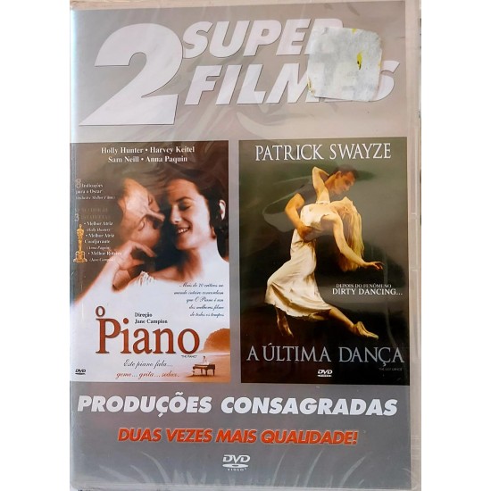 Dvd 2 Super Filmes, O Piano, A Última Dança, Dirty Dancing