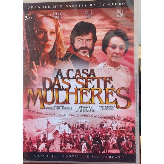 Dvd A Casa das Sete Mulheres, Parte 5 de 5 - Lacrado Dvd A Casa das Sete Mulheres, Parte 5 de 5 - Lacrado