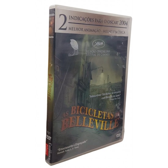 Dvd As Bicicletas de Belleville. 2 Indicações para o Oscar 2004