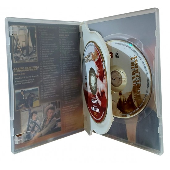 Dvd Assim Caminha a Humanidade, do Romance de Edna Ferber, Elizabeth Taylor, Rock Hudson, James Dean