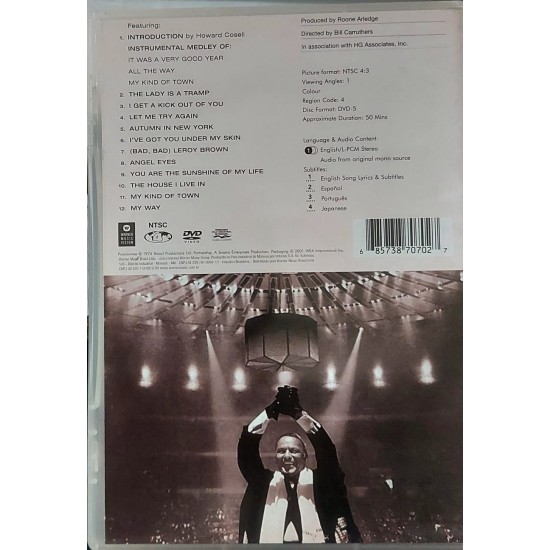 Dvd Frank Sinatra, The Man Event, Live From Madison Square Garden, Importado USA
