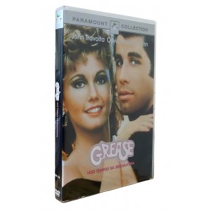 Dvd Grease, Nos Tempos da Brilhantina, John Travolta, Olivia Newton-John, Lacrado