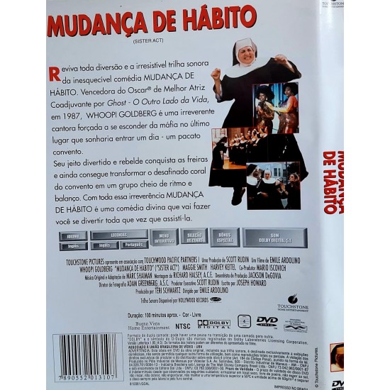Dvd Mudança de Hábito, Whoopi Goldberg