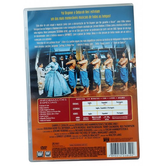 Dvd O Rei e Eu, Yul Brynner, Deborah Kerr