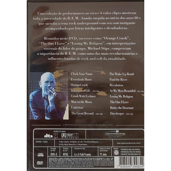 Dvd R.E.M, Live Dvd R.E.M, Live