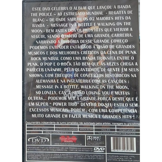 Dvd The Rock Story Of The Police - Lacrado