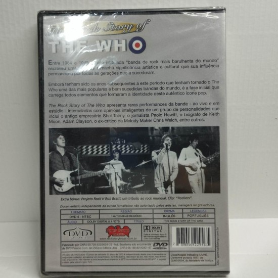 Dvd The Rock Story Of The Who, 1964 a 1968