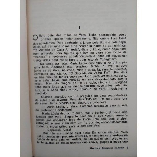 Elas Liam Romances Policiais, Isa Silveira Leal, Editora Brasiliense