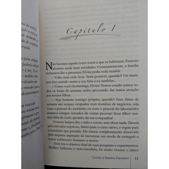 Exilados por Amor, Sandra Carneiro, Pelo Espírito Lucius