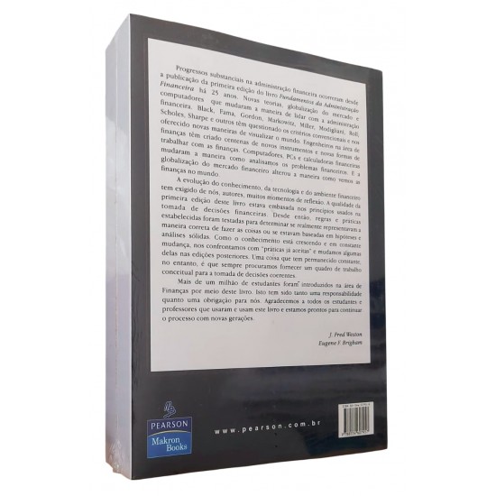 Fundamentos da Administração Financeira, 10ª Edição, J. Fred Weston, Eugene F. Brigham
