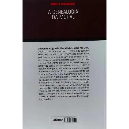 Genealogia da Moral, Friedrich Nietzsche